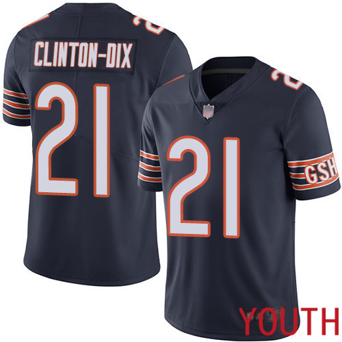 Chicago Bears Limited Navy Blue Youth Ha Ha Clinton-Dix Home Jersey NFL Football 21 Vapor Untouchable
